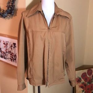 Vintage 50s BONDS of Fifth Avenue size 40 Talon Metal Zip Front Lightweight Jack